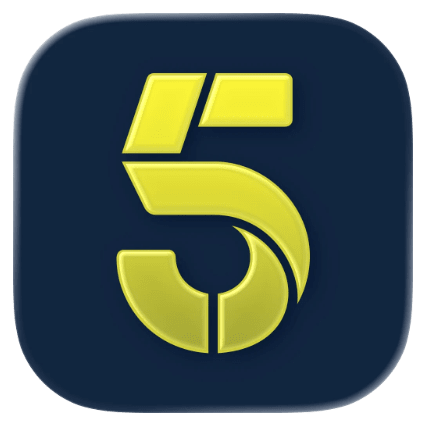5 Streaming Service Logo Icon