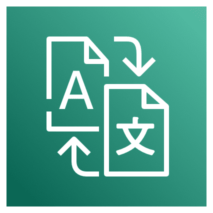 AWS Translate Logo Icon in PNG formats