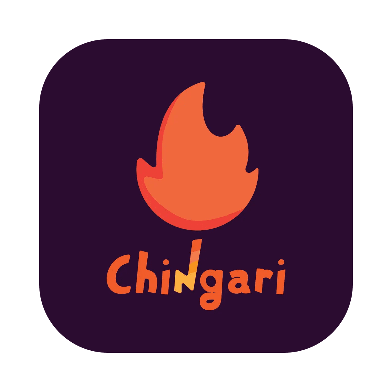 Chingari App icon in PNG formats