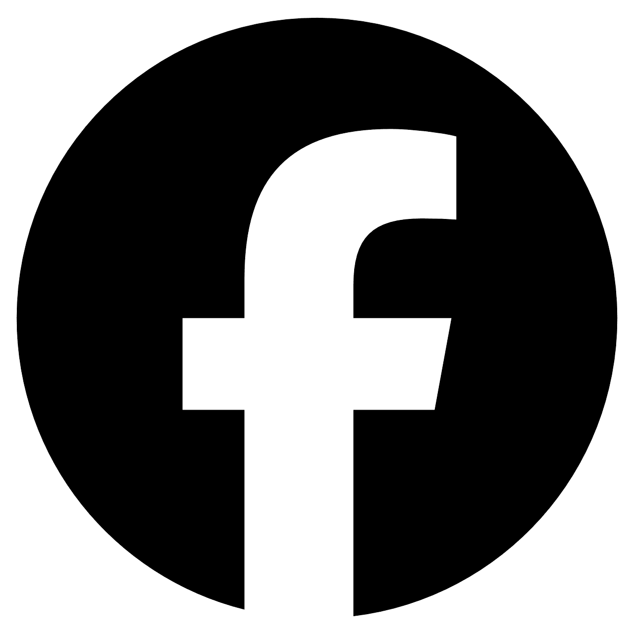 Facebook Logo Icon Black