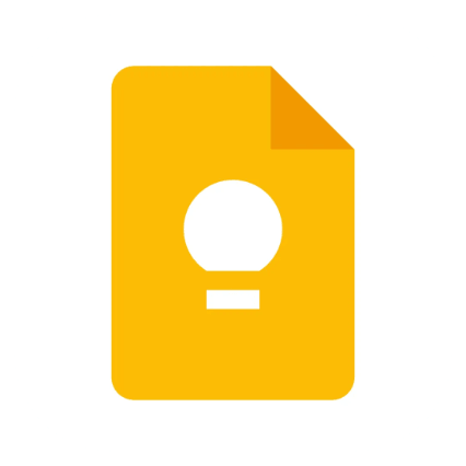 Google Keep App Icon in PNG formats
