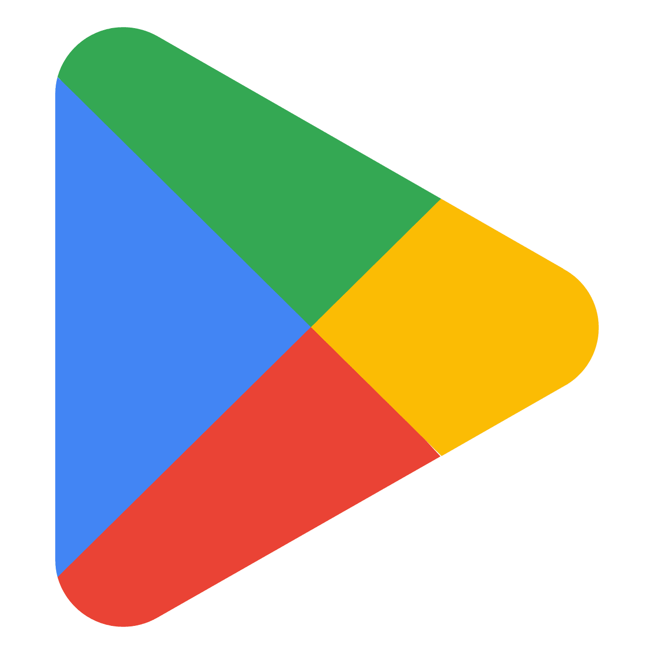 Google Play Store Logo icon in PNG formats