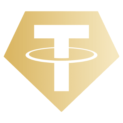Tether Gold Crypto Logo Icon
